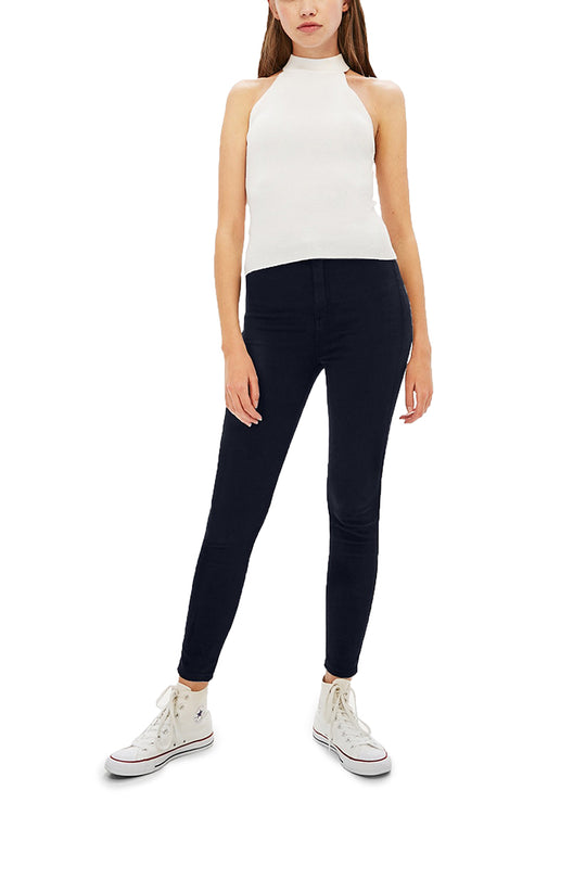 Jeans simpli de tip skinny cu talie inalta CL813-44