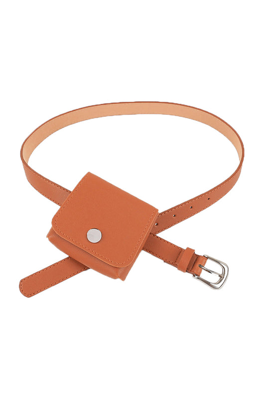 Curea din piele cu toc detasabil CU63-8