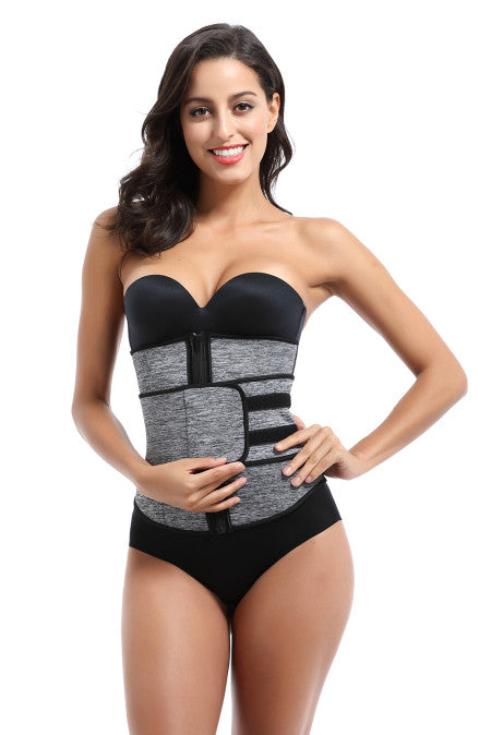 Corset modelator din neopren cu fermoar in fata D635-108