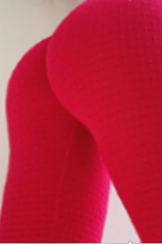 Colanti sport model brazilian cu talie inalta si model texturat E1039-3