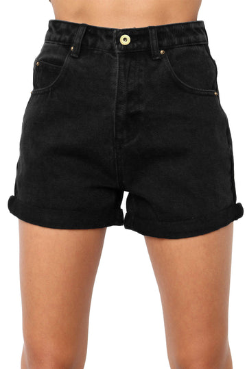 Pantaloni scurti cu talie inalta F299-1