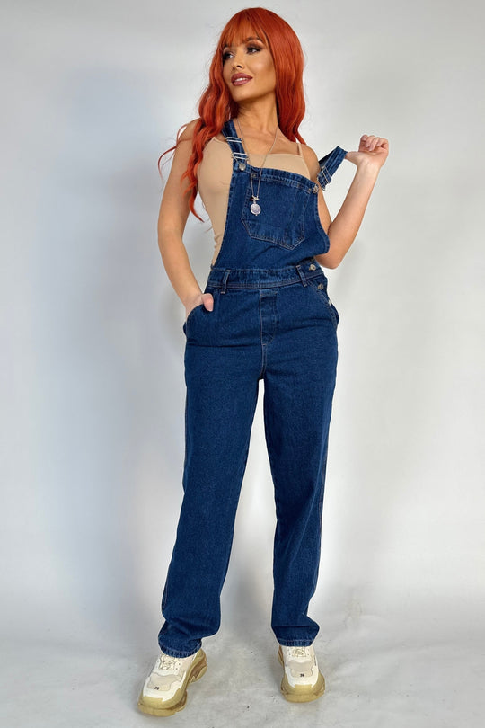 Salopeta casual din material de blugi G848-44