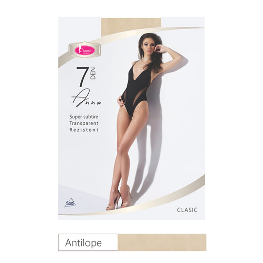 Ciorapi Charme ultra subtiri aspect natural - 7 DEN GAT64-815