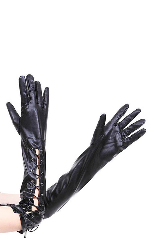 Manusi lungi accesorizate cu snur ajustabil GL66-1