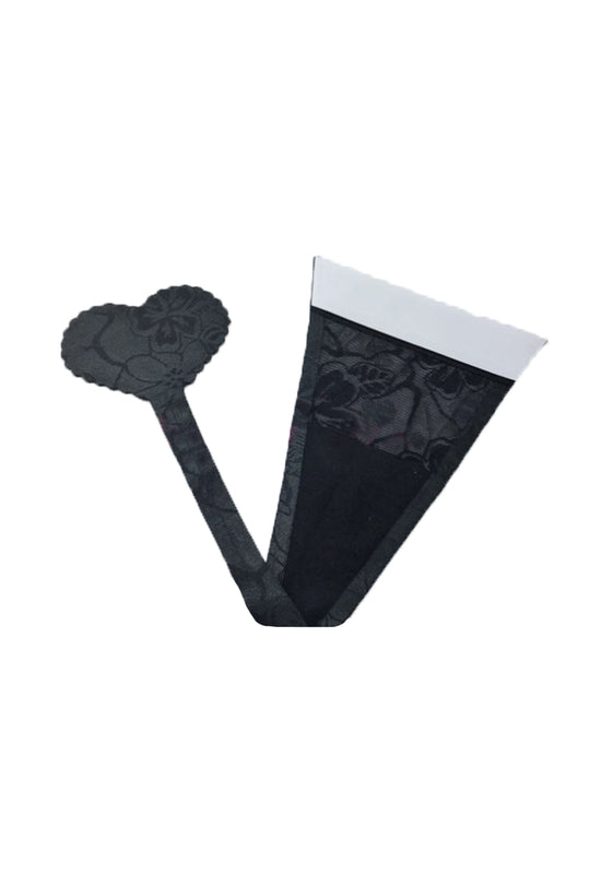 Chilot invizibil fara benzi pe lateral cu model inimioara GS1075-1