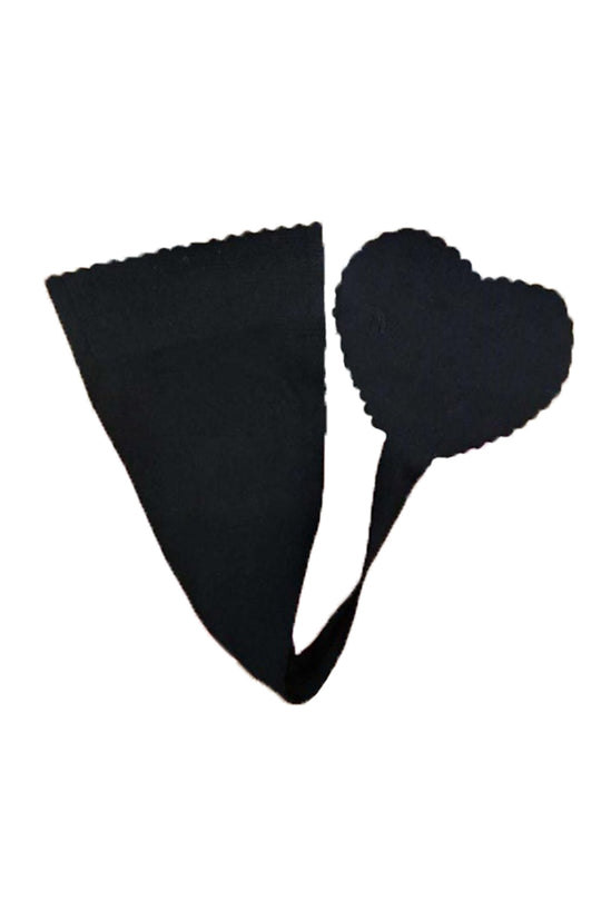 Chilot invizibil fara benzi pe lateral cu model inimioara GS1078-1