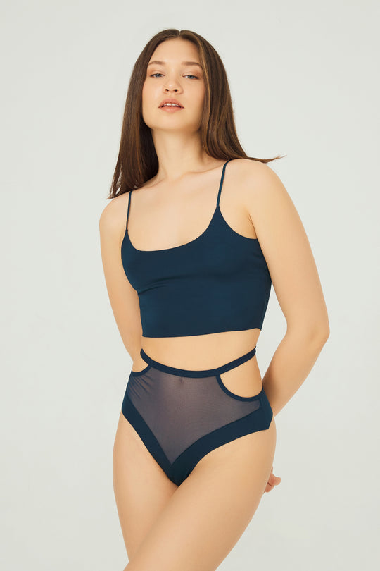 Chilot tanga cu talie inalta fara cusaturi in partea inferioara GS1137-1844