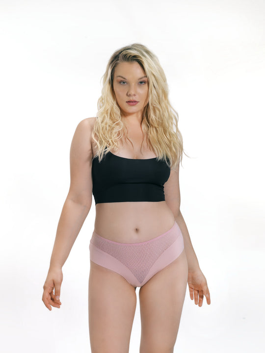 Chilot clasic din material elastic si plasa fina GS1162-5222