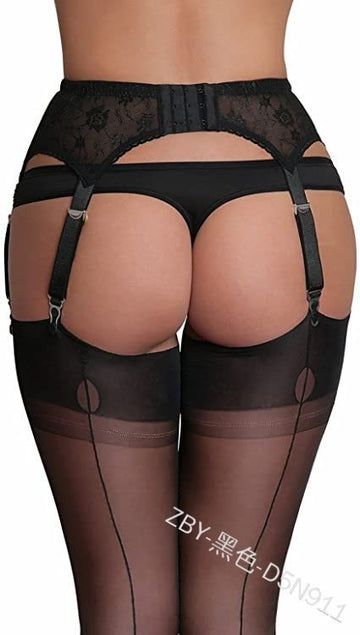 Portjartier sexy cu 6 jartiere reglabile GS1273-1