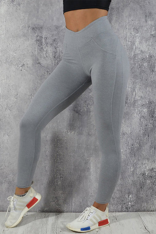 Colanti sport cu efect de push-up si talie inalta H710-18