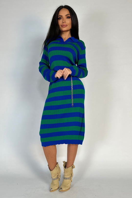 Rochie lunga din material elastic crosetat H759-1414