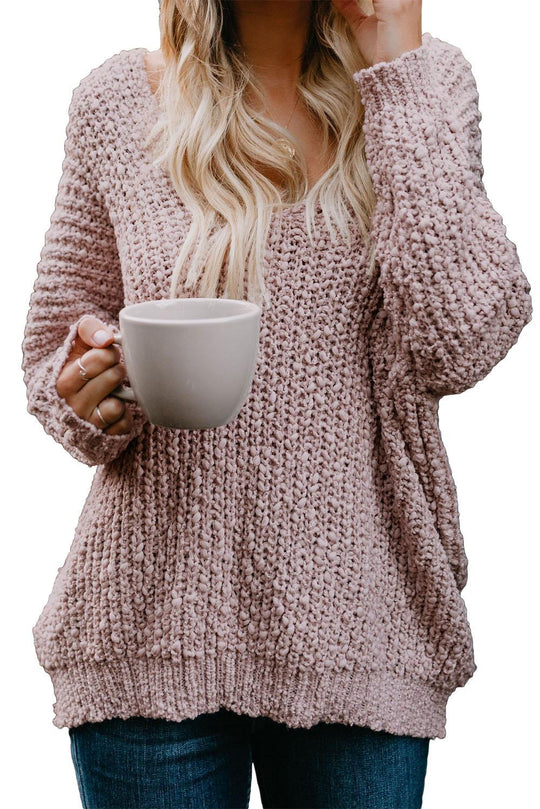 Pulover asimetric cu maneci largi J464-5