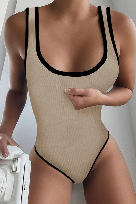 Body casual din material reiat J749-14