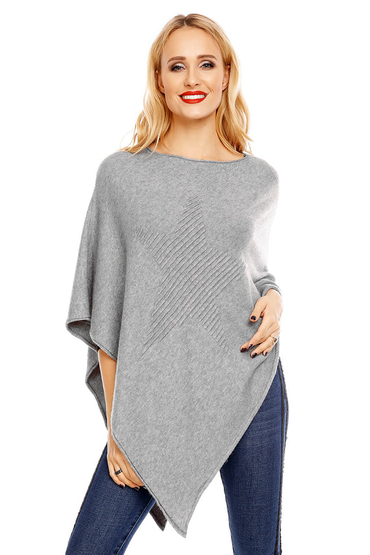 Poncho fara maneci model in V K555-18