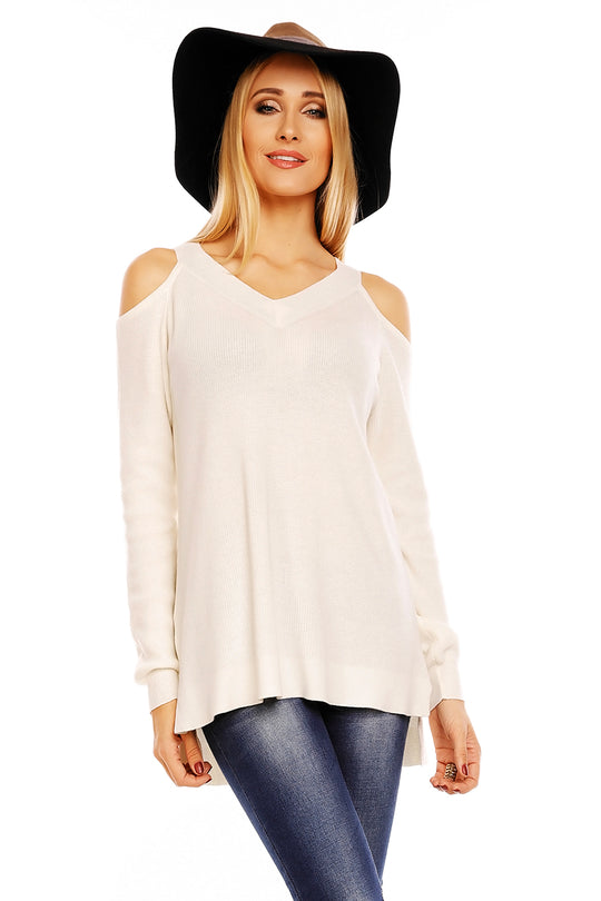 Bluza tip pulover cu maneca lunga si bretele fixe K556-221