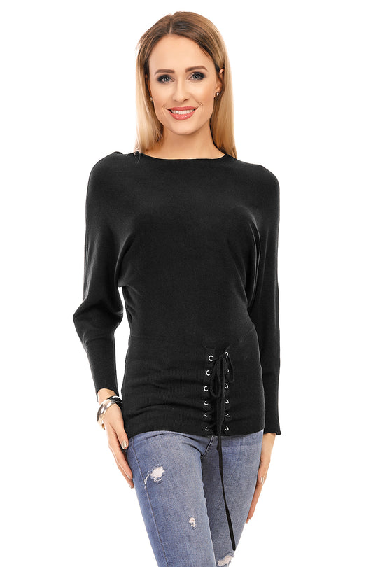 Bluza eleganta cu snur in talie K570-1