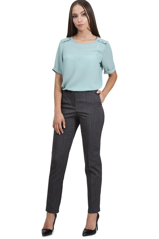 Pantaloni office pe un croi drept K666-181