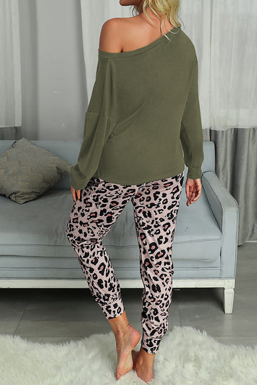 Pijama lejera cu imprimeu animal print - leopard K774-9912