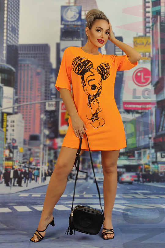 Rochie tip tricou casual oversize K805RR-19