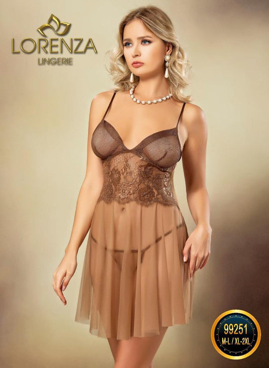 Desu sexy din plasa fina semitransparenta LRZ35-8