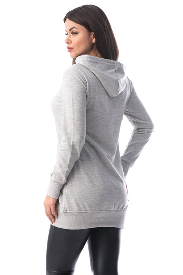 Bluza sport cu gluga si maneca lunga M750-182