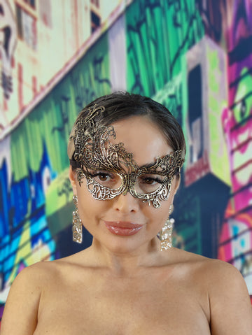 MSK100-7 Masca de carnaval din broderie