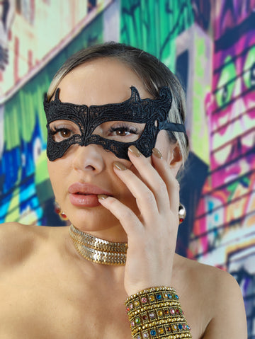 MSK30-1 Masca de carnaval din broderie