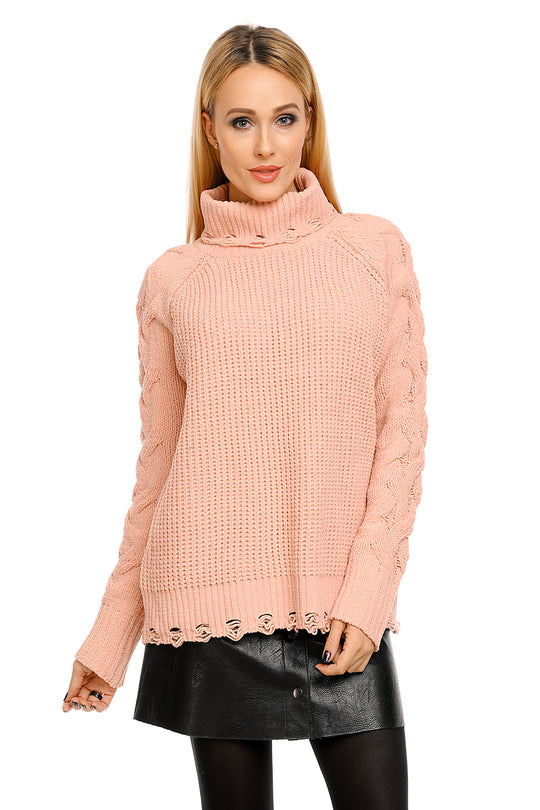 Bluza tricotata cu maneca lunga N502-5112