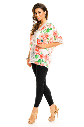 Bluza casual cu imprimeu floral N733-25