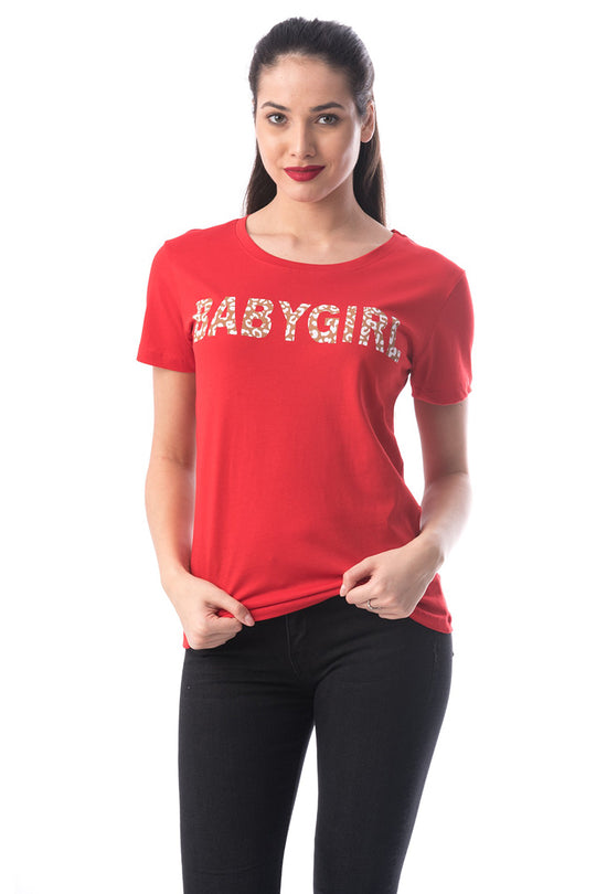 Tricou casual cu decolteu rotund si maneci scurte P730-3