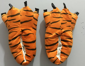 Papuci grosi de casa model talpa cu gheare PC1-1919