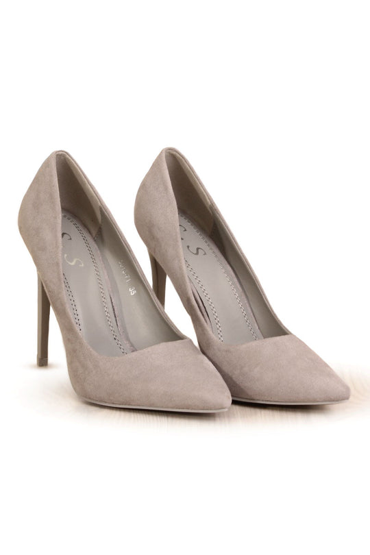 Pantofi stiletto cu aspect matte PDS106-18
