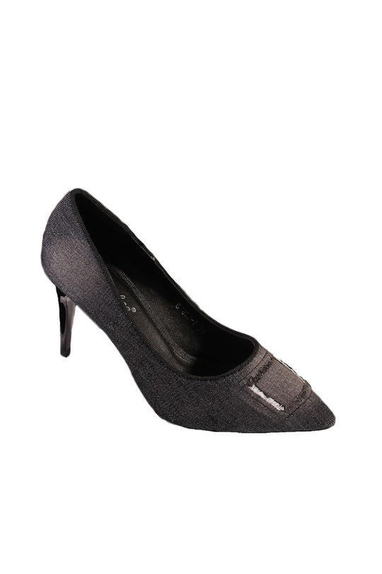 Pantofi stiletto cu toc si varf ascutit PDS3-61