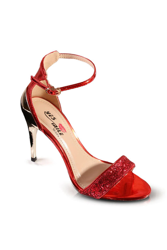 Sandale elegante cu toc oglinda PDS69-3