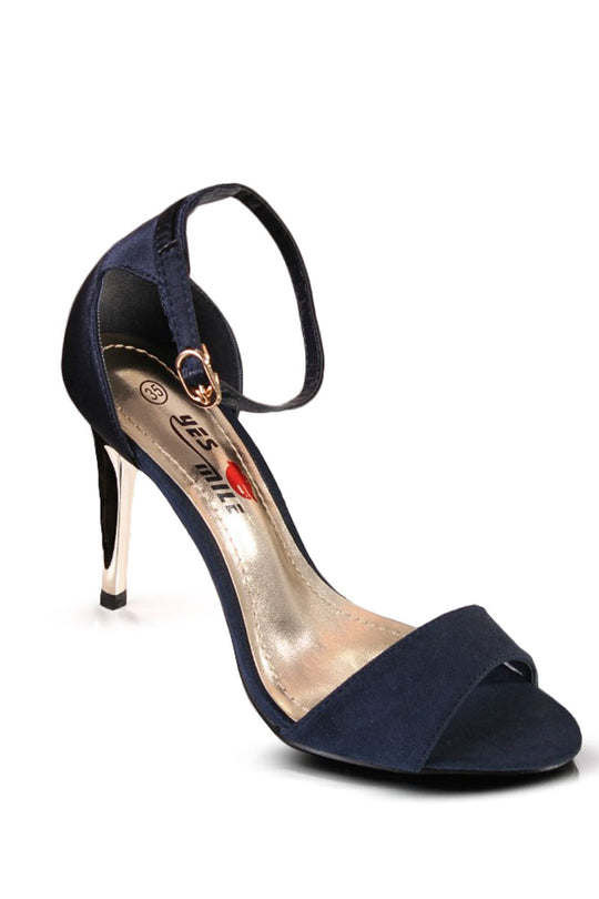 Sandale matte cu toc auriu PDS71-44