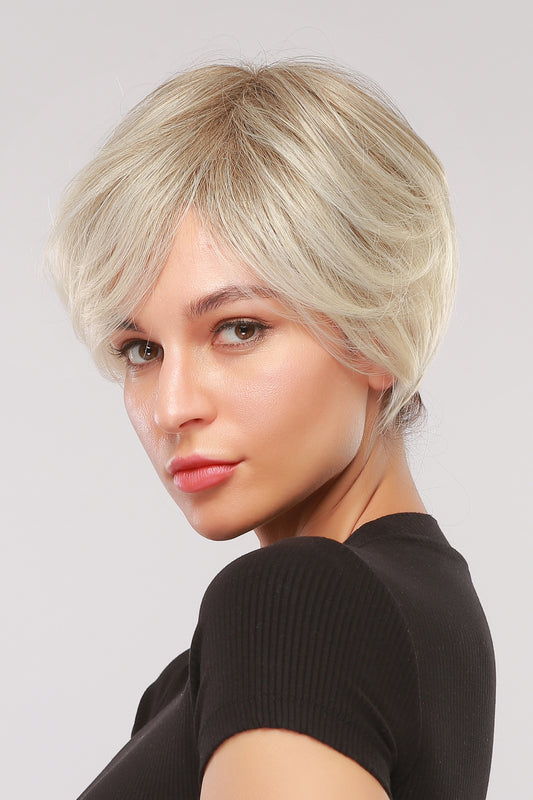 Peruca blond platinat cu tunsoare scurta PER109-9999