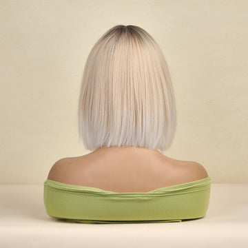 Peruca ombre, model bob mediu cu breton PER124-9999