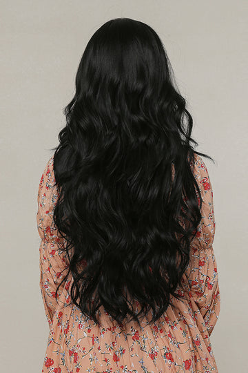 Peruca bruneta cu breton, par lung PER135-100