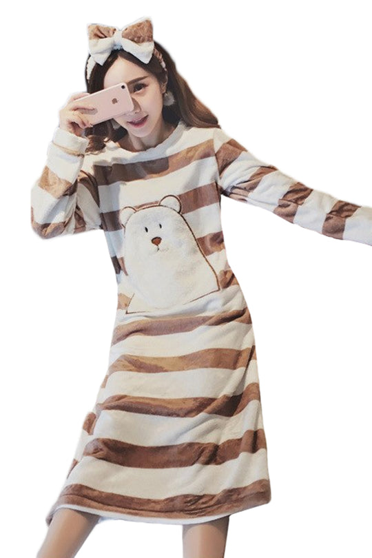 Rochita de noapte cu model in dungi PJM112-228