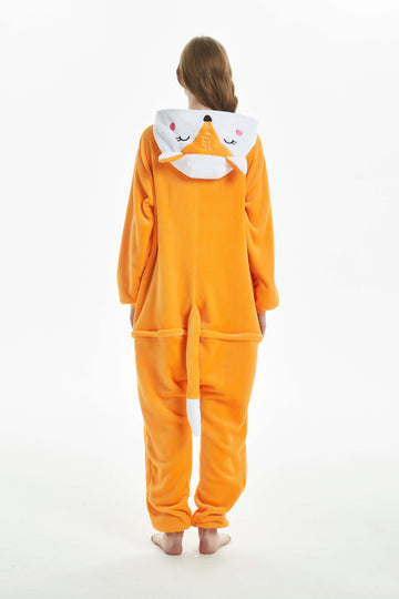 Pijama pufoasa intreaga cu model FOX PJM141-9