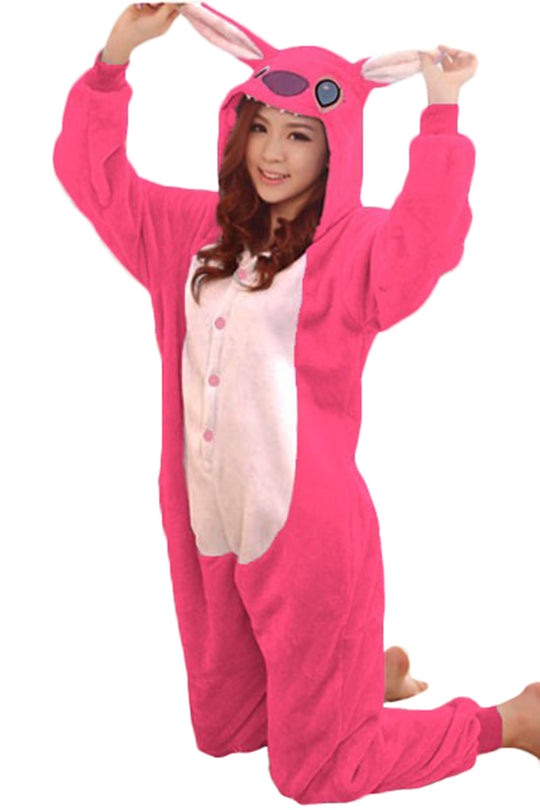 PJM15-5 Pijama intreaga kigurumi, cu model iepuras