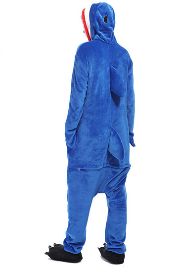 Pijama pufoasa intreaga cu model Shark PJM189-4