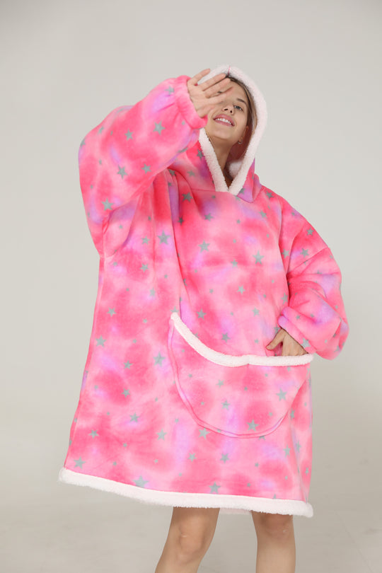 Bluza tip rochie pufoasa confortabila model oversize PJM253-5