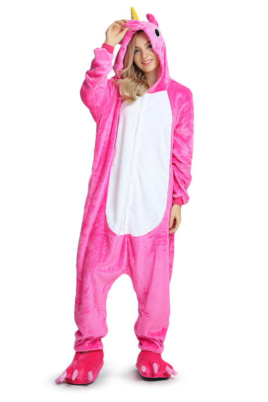 Pijama pufoasa kigurumi model unicorn PJM43-552