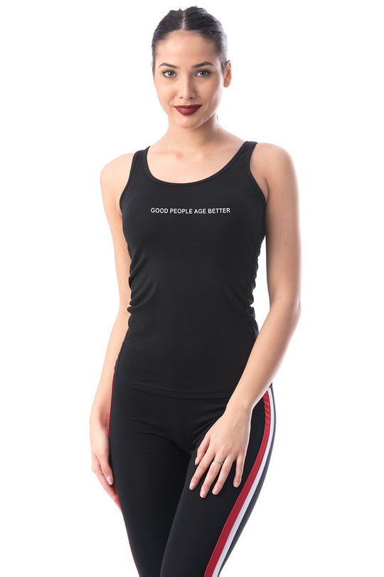 Maiou scurt din bumbac cu imprimeu R623-1