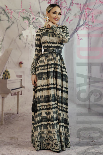 R956-100 Rochie casual din material vaporos