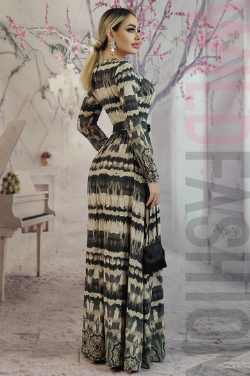 Rochie casual din material vaporos R956D-100