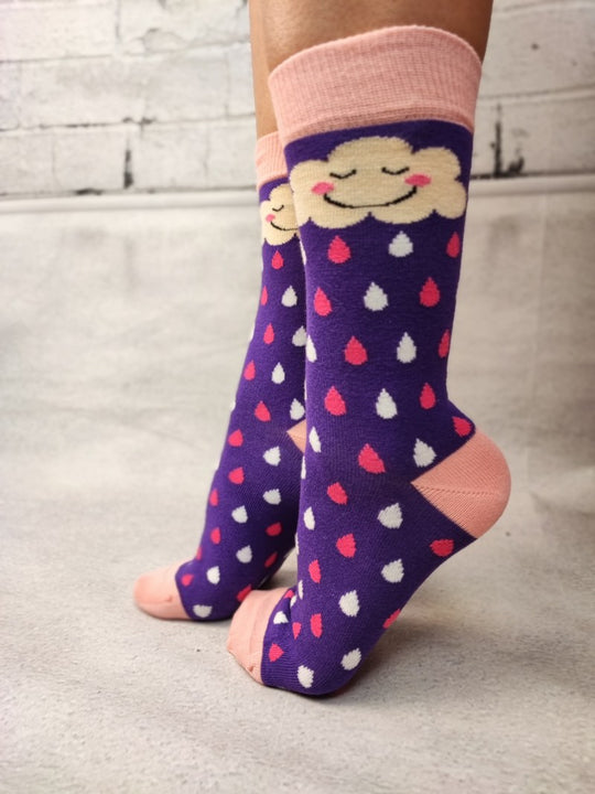 Sosete medii din bumbac ultrasox model norisor vesel STK434-1155