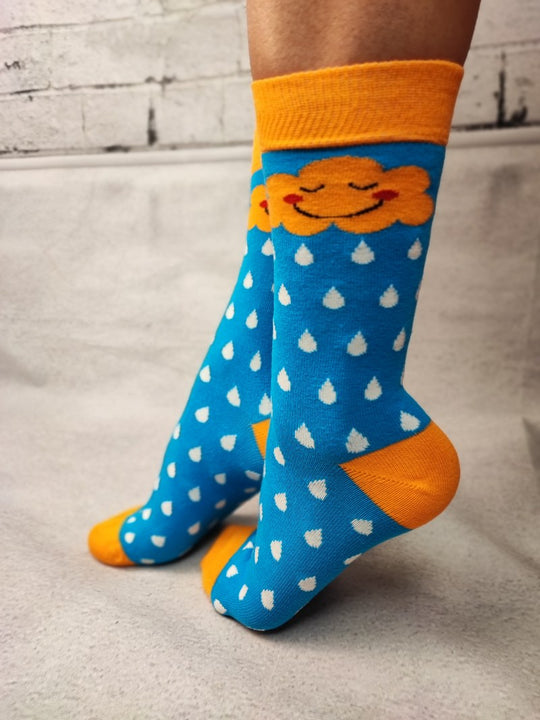 Sosete medii din bumbac ultrasox model norisor vesel STK434-419