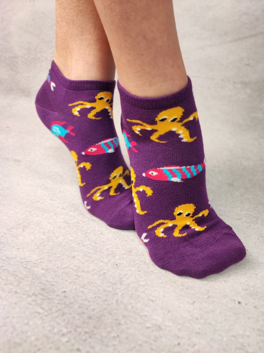 Sosete scurte din bumbac ultrasox model oceanic STK461-11